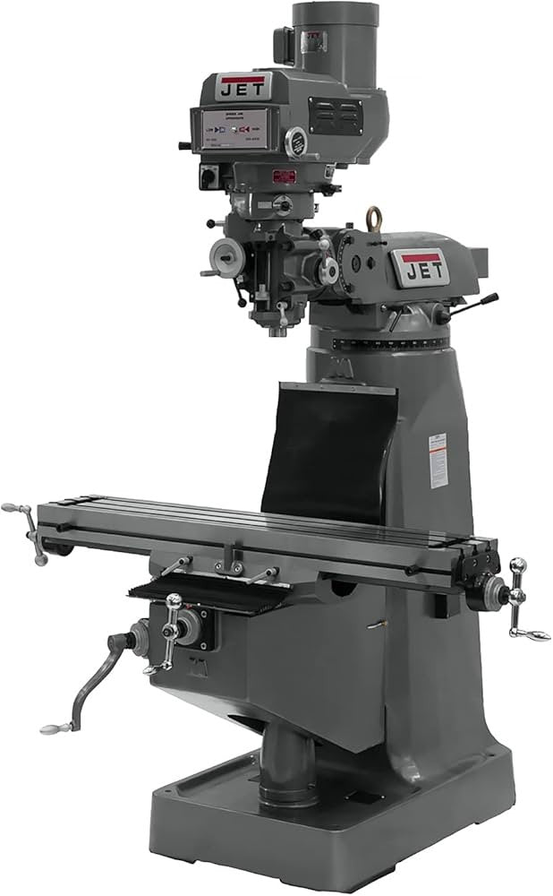 JET JTM-4VS Variable Speed Vertical Milling Machine 230/460V 3Ph