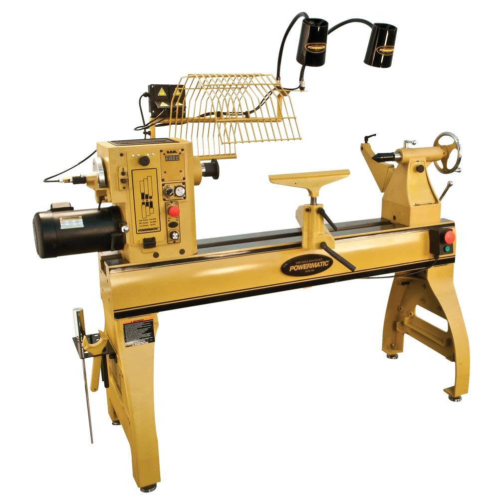 Powermtic 4224B Lathe 3 HP, 1/3 PH, 220 V