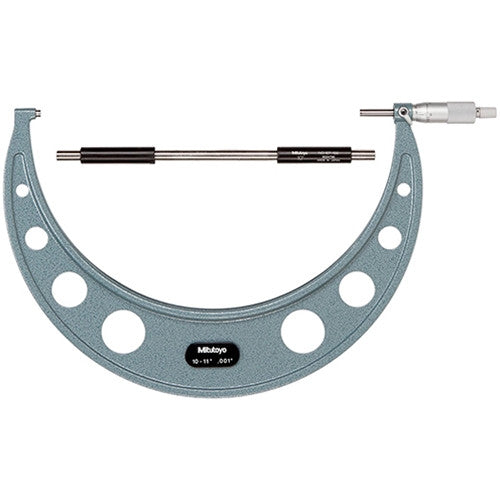 Mitutoyo Vernier Outside Micrometer 10-11" Ratchet Stop