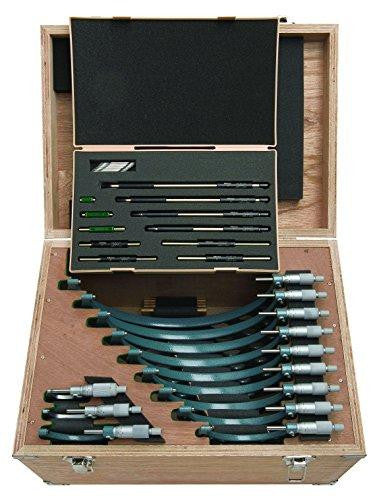 Mitutoyo 103-905-10 Outside Micrometer Set, 0" - 12"