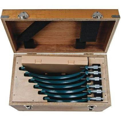 Mitutoyo Vernier Outside Micrometer 6-Piece Set 6-12" 103-906