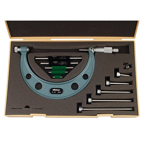 Mitutoyo Vernier Outside Micrometer 0-6" Additional Anvils 104-137
