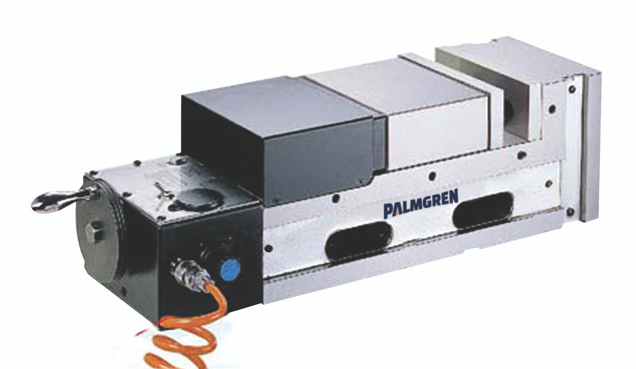 PALMGREN 8-INCH PNEUMATIC/HYDRAULIC MACHINE VISE