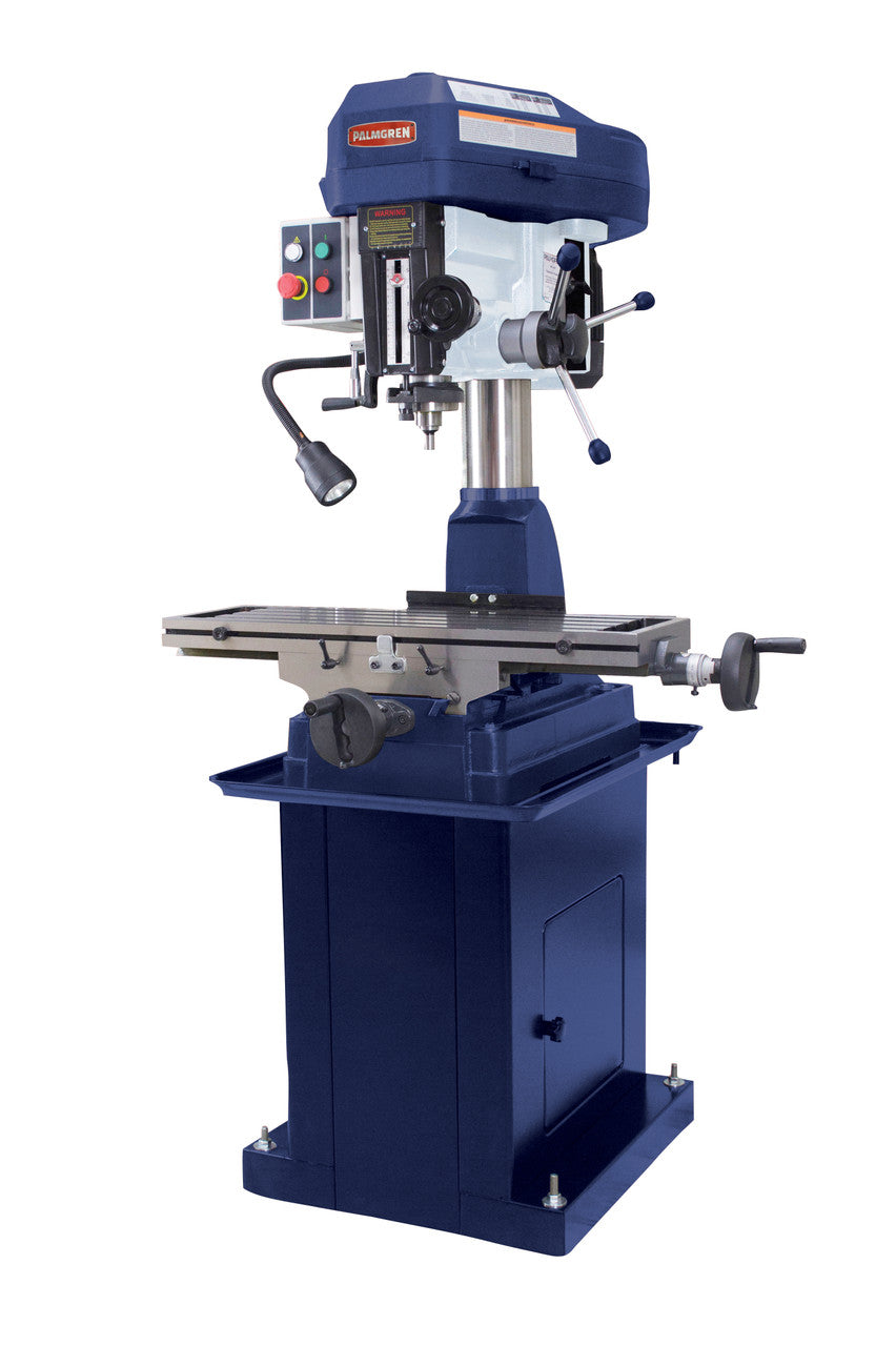Palmgren Mill/Drill Machine, 1.5HP, 115/230V, 1PH