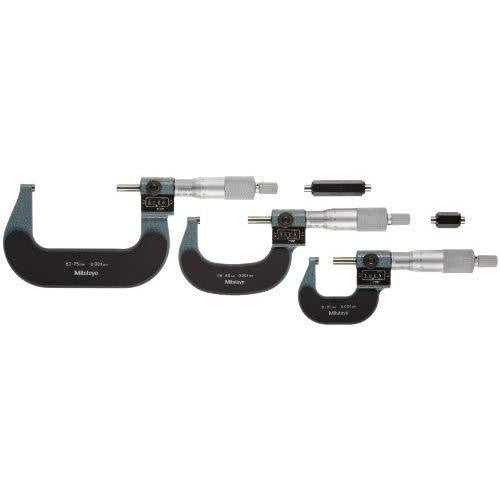 Mitutoyo 193-915 Digit Outside Micrometers, Ratchet Stop