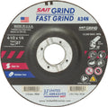 United Abrasives SAIT 20060, Grinding Wheel, 4-1/2" x 1/4" x 7/8", Type-27 A24N, 25/box