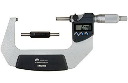 Mitutoyo 293-243-30 Micrometer 75-100mm IP65 Ratchet Stop No SPC