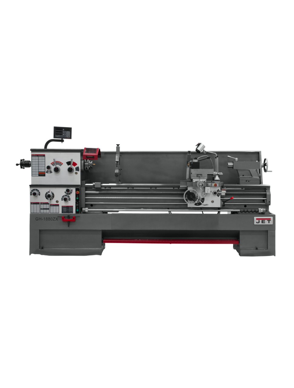 Jet 321579 GH-2280ZX With Newall DP700 DRO With Taper Attachment and Collet Closer