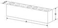 Steel Vise Jaw Set,No Mount Hole,6in,PK2 MITEE-BITE PRODUCTS INC 33166