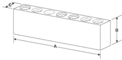 Steel Vise Jaw Set,No Mount Hole,8in,PK2 MITEE-BITE PRODUCTS INC 33168