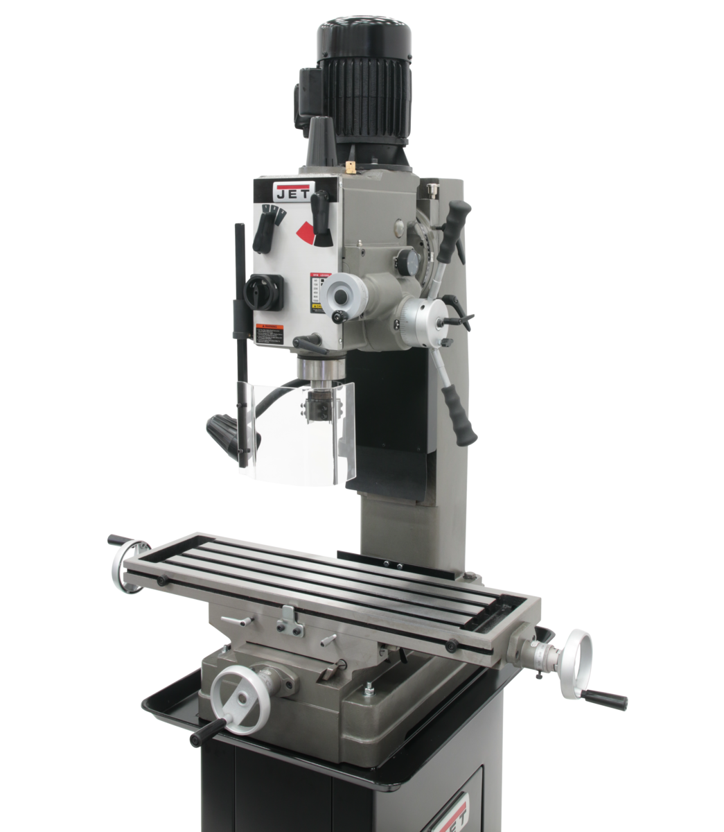JET JMD-45VSPFT Variable Speed Geared Head Square Column Mill/Drill w/ Power Downfeed