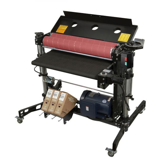 Laguna Supmx-937003, Supermax 37X2 Double Drum Sander, 220V, 5Hp, 1Ph - (Includes Casters)
