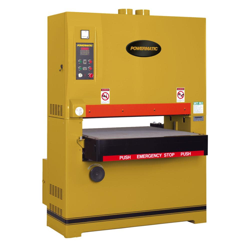 Powermatic 37" Wide Belt Sander, 20HP 3PH 230/460V, Sari Speed, DRO