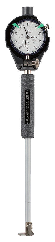 Mitutoyo Bore Gage for Blind Holes, 0.6 - 1.4" w/indicator 511-438