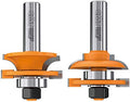 CMT 891.502.11 2-Piece Rail & Stile Bit Set, 1/2-Inch Shank, 1-3/4-Inch Diameter, Carbide-Tipped