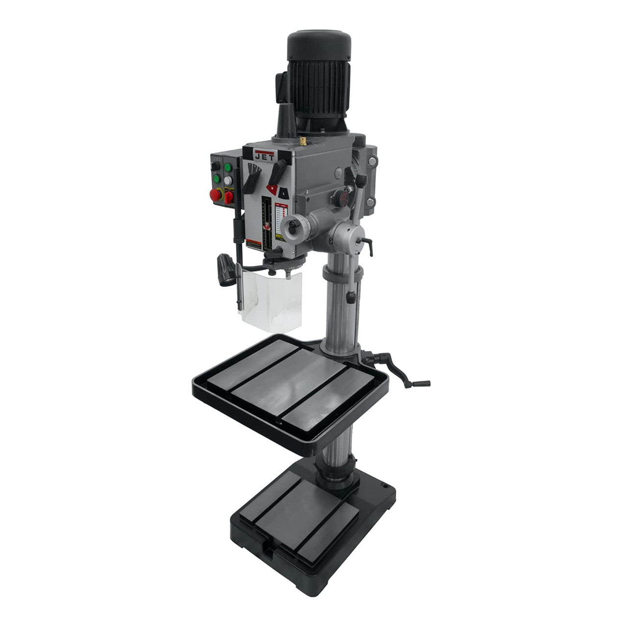 Jet 354026 GHD-20PFT, 20" Gear Head Tapping Drill Press With Powerfeed 230V, 3Ph