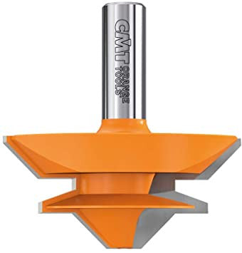 CMT 855.503.11 Lock Miter Bit, 1/2-Inch Shank, 2-3/4-Inch Diameter, Carbide-Tipped