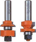 CMT 891.512.11 2-Piece Rail & Stile Bit Set, 1-1/8-Inch Diameter, 1/2-Inch Shank