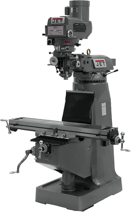 JET JTM-4VS Variable Speed Vertical Milling Machine 230/460V 3Ph