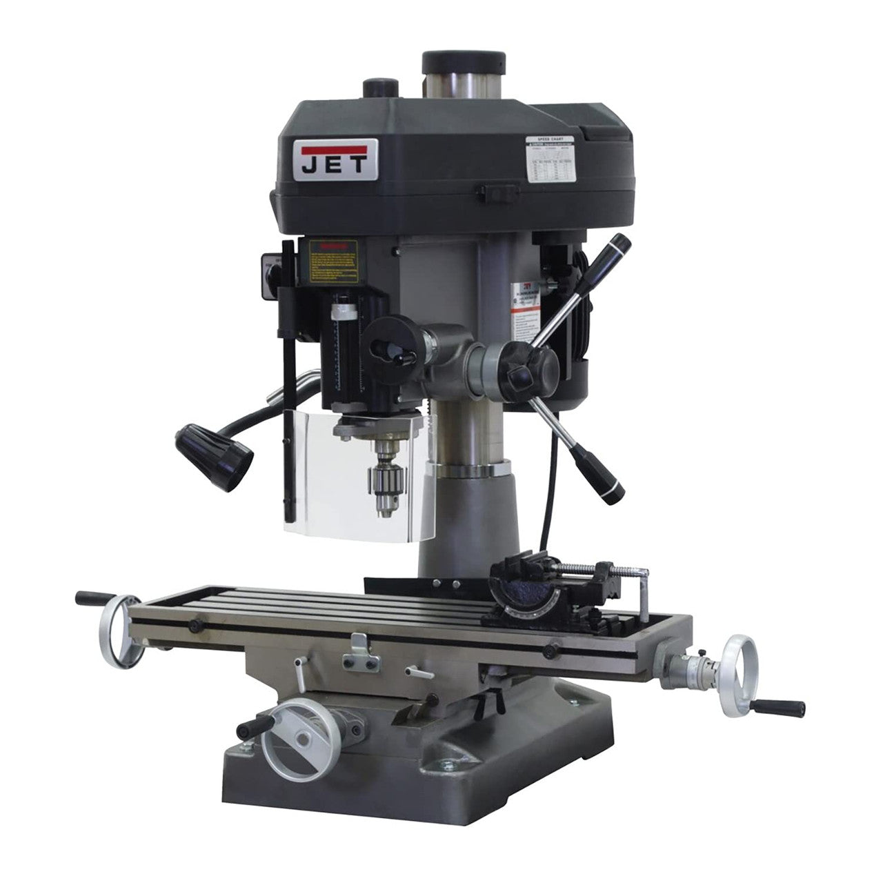 Jet 350018 JMD-18, Mill/Drill With R-8 Taper 115/230V 1Ph