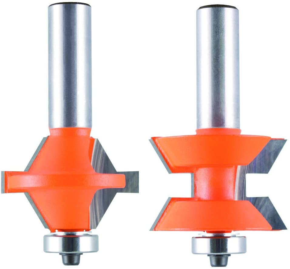 CMT 855.510.11 2-Pcs Edge Banding Bit Set, 1-37/64-Inch, 1/2-Inch Shank