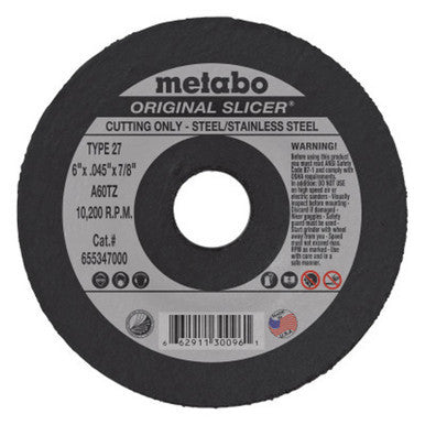 Metabo 6" x .045" x 7/8" - A60TZ Original Slicer 655347000