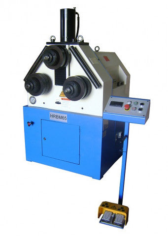 GMC Machinery 3” Roller Shaft Power Ring & Angle Roll Bender with Hydraulic Top Roll PRB-75H