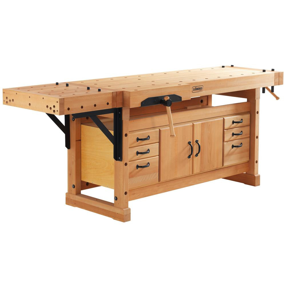 Sjobergs Elite 2500C Plus SM04 98 in. L Workbench Cabinet Combo SJO-66923C