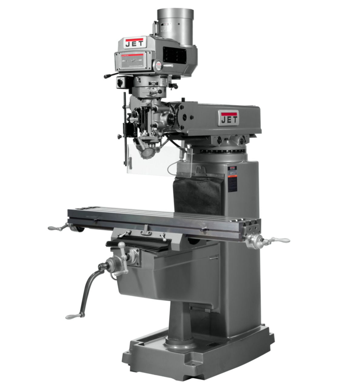 Jet JTM-1050 Mill With 3-Axis ACU-RITE 200S DRO (Knee) With X and Y-Axis Powerfeeds