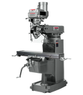 Jet JTM-1050 Mill With 3-Axis Newall DP700 DRO (Quill) With X, Y and Z-Axis Powerfeeds And Power Draw Bar