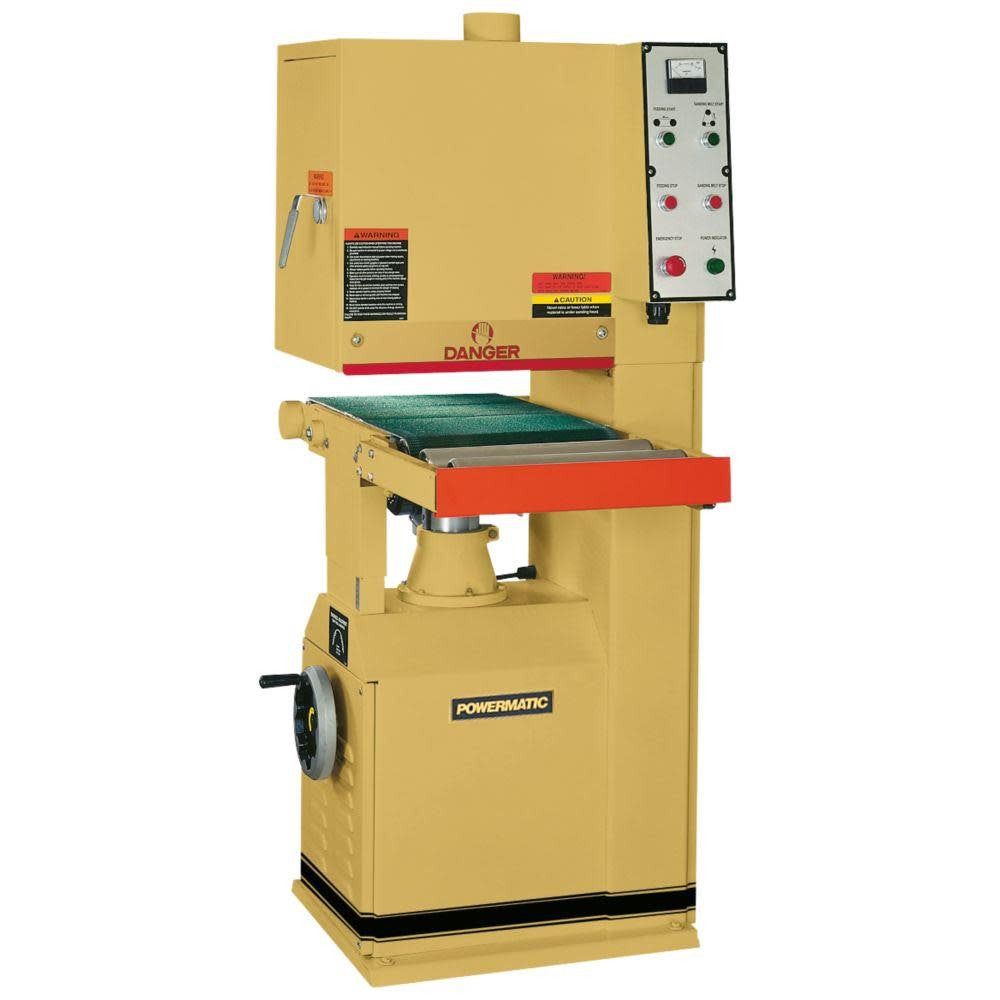 Powermatic 1632 Open End Belt Sander, 5 HP, 1Ph, 230 V (1/4HP, 1Ph Feed Motor)