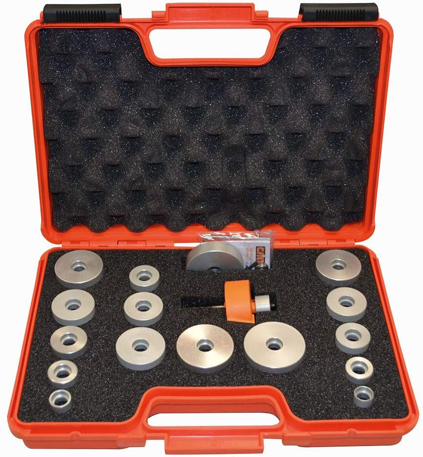 CMT 835.503.11 CMT Grand Rabbet Set in Carrying Case, 1/2-Inch Shank, Carbide-Tipped