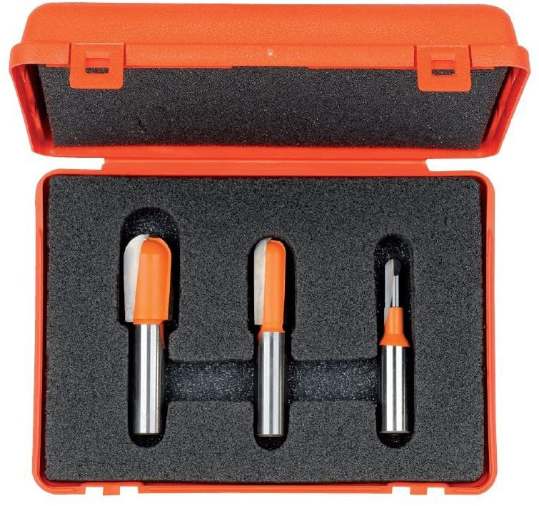 CMT 814.501.11 3-Piece Round Nose Set, 1/2-Inch Shank