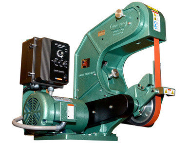 Burr King 77110 Model 760 2 x 60 Three Wheel Belt Grinder | Variable Speed