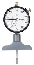 Mitutoyo Dial Indicator Depth Gauge 0-8", 7217S