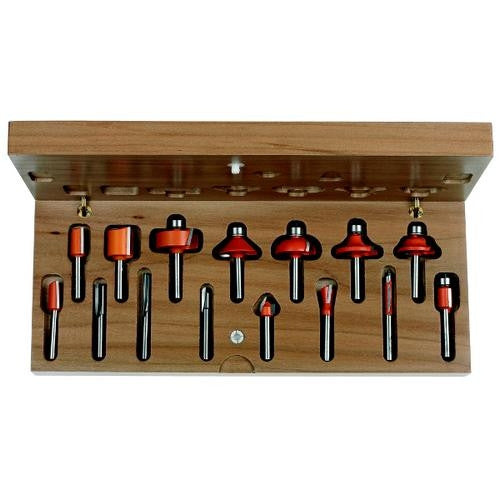 CMT 800.001.00 15 Piece Router Bit Set