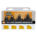 CMT 80004 4Piece Roundover Router Bit Set 1/4" Shank