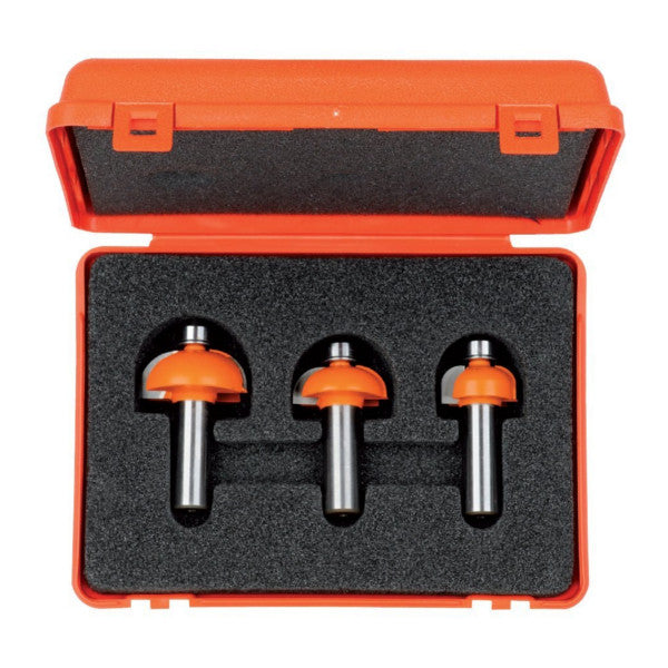 CMT 837.501.11 1/2" Router 3-Pcs Cove Bit Set