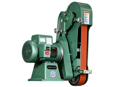 Burr King 90803 Model 960-250 2.5 x 60 Two Wheel Belt Grinder - Fixed Speed