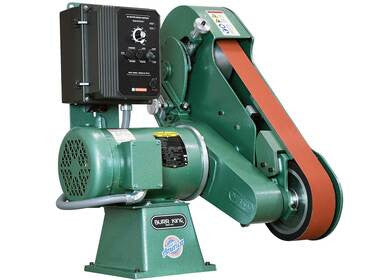 Burr King Model 960-250 2.5 x 60 Two Wheel Belt Grinder - Fixed Speed 90703 220V/3PH