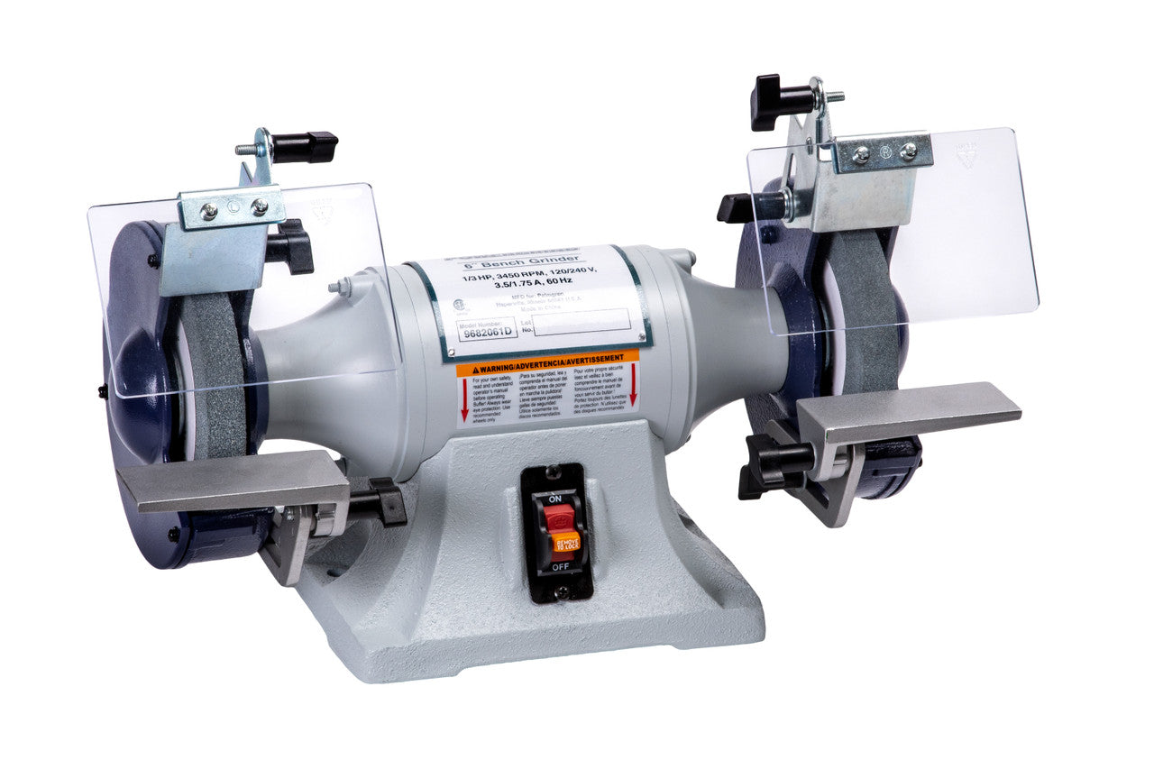 Palmgren 6" 1/3HP Bench Grinder with Dust Collection