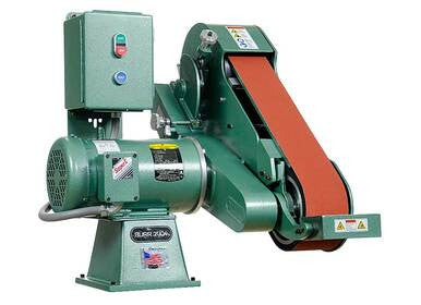 Burr King 97110 Model 960-400 4 x 60 Two Wheel Belt Grinder - 120v 1Ph Variable Speed