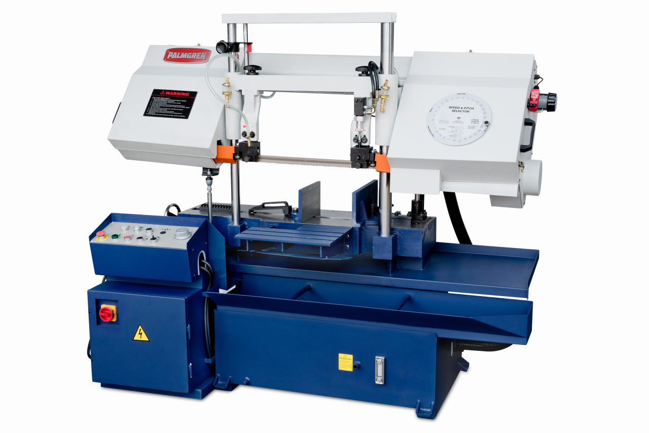 PALMGREN 10" SEMI-AUTOMATIC DUAL POST BAND SAW