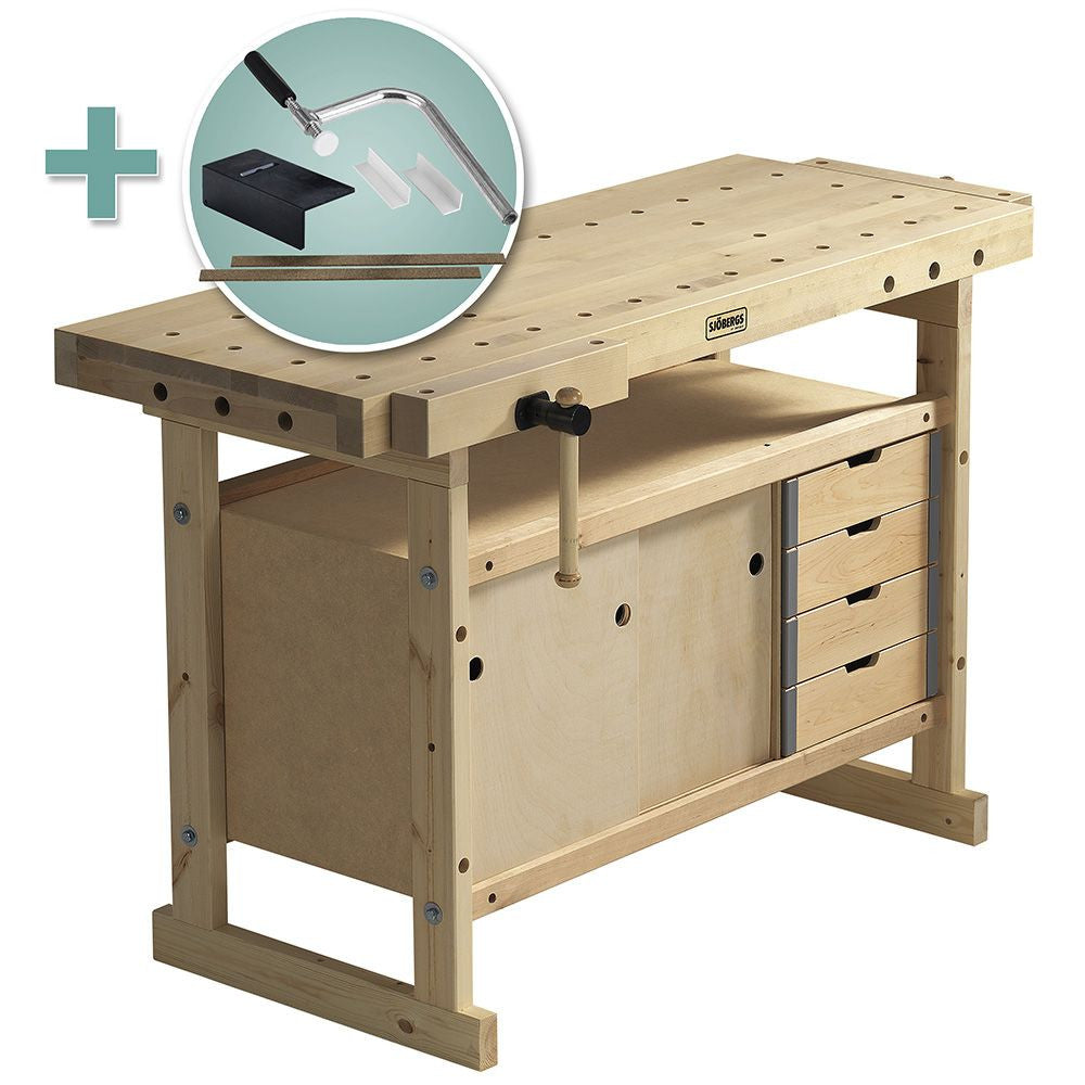 Sjobergs Nordic Plus 1450 + 00-42 Cabinet + Accessory Kit SJO-99831K