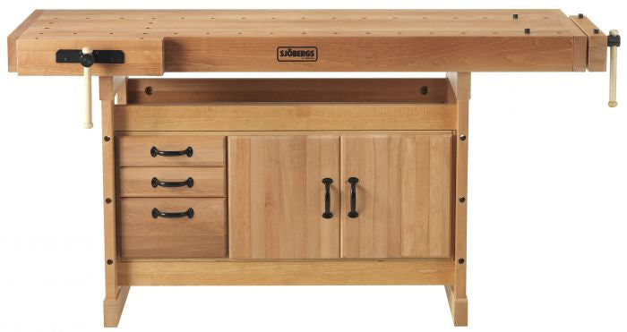 Sjobergs Scandi Plus 1825 Workbench With Sm03 Cabinet And Scandi Plus Accessory Kit Combo SJO-99937K