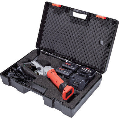 Suhner ATC 7 Tube Polisher Set (SET OF BATTERIES) 4AH, 21" Belt, mobile battery tube polisher
