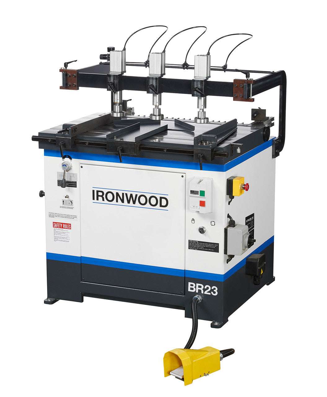 Stiles Machinery Ironwood 220V 3HP 23 Spindle Construction Boring Machine BR23