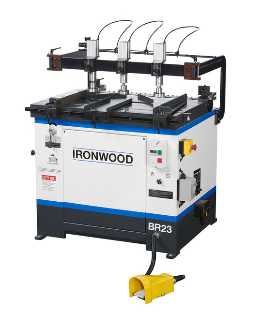 Stiles Machinery Ironwood 220V 3HP 23 Spindle Construction Boring Machine BR23