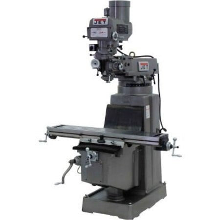 Jet JTM-1050 Mill With 3-Axis ACU-RITE 200S DRO (Knee) With X-Axis Powerfeed
