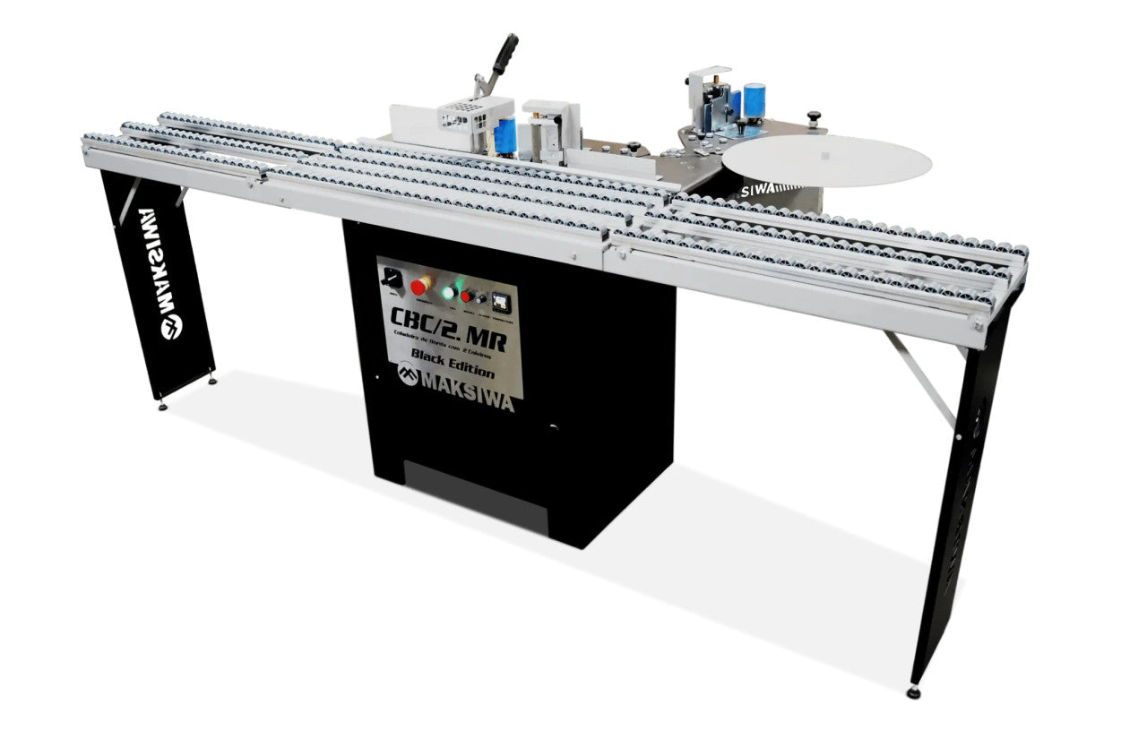 Maksiwa International Cabinet Edgebander with Dual Glue Pot 220V 1 Phase